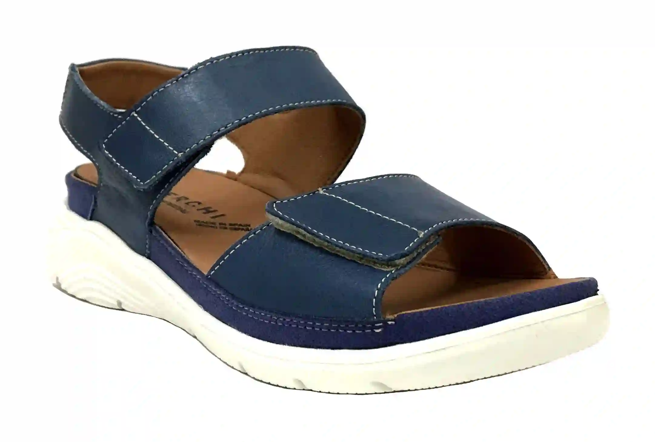 Baerchi 07 39700 Velvet Azul Sandalia Mujer