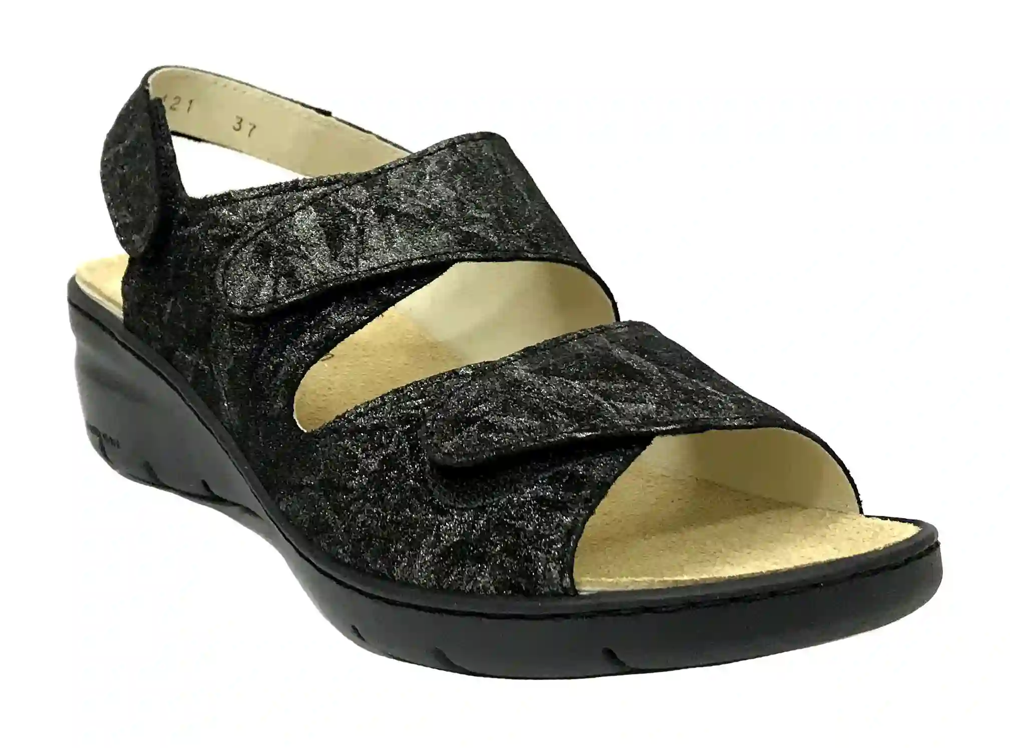 Comfort Class 14 121 Adele Negro Sandalia Mujer