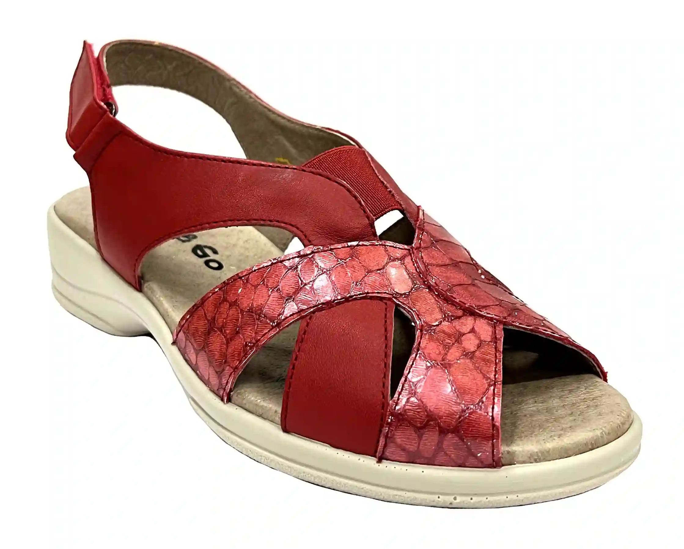 Flex&Go 81 SD0694 Rojo Sandalia Mujer
