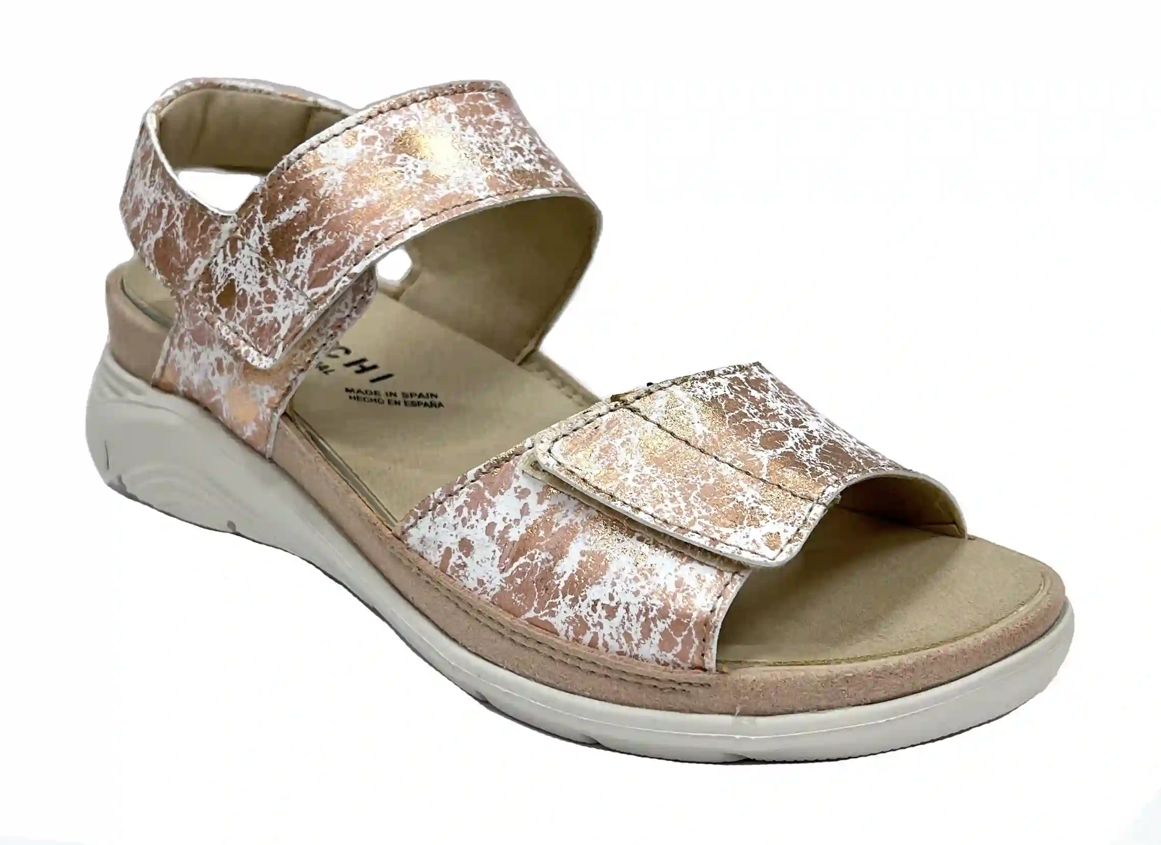 Baerchi 14 39700 Nevada Salmón Sandalia Mujer