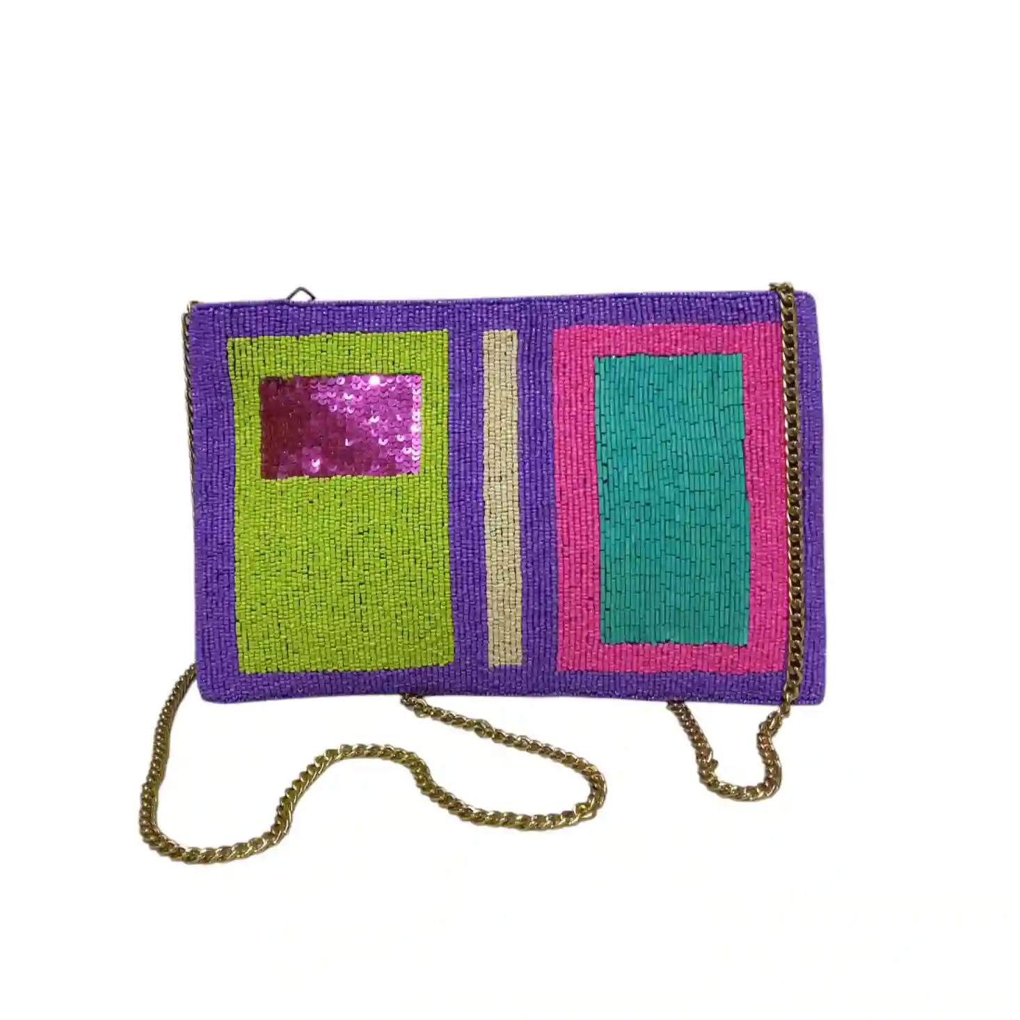 Violet cadres stamped portfolio