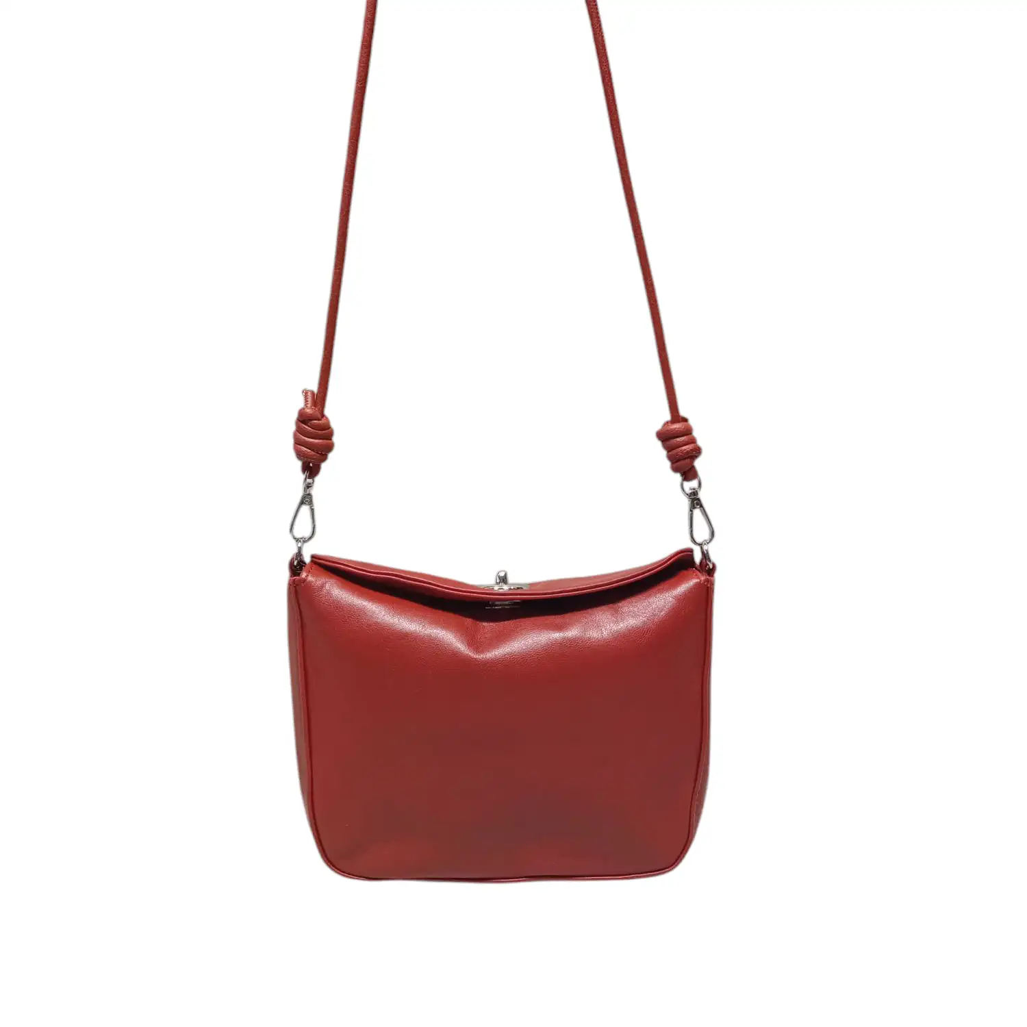 Red knots handle bag