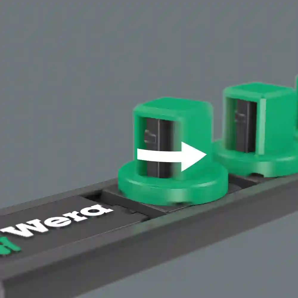 vacío 9601 Tira magnética para vasos 3/8 - Wera