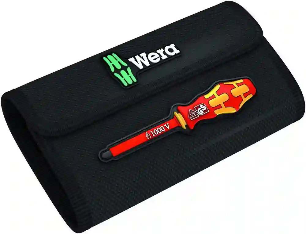 Conjunto con mango y varias intercambiables Kraftform Kompakt VDE 18 Universal 2 - Wera