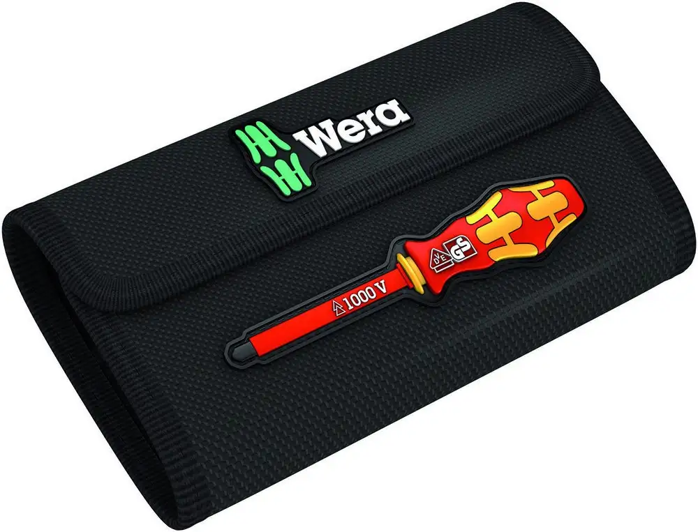 Conjunto con mango y varias intercambiables Kraftform Kompakt VDE 18 Universal 2 - Wera