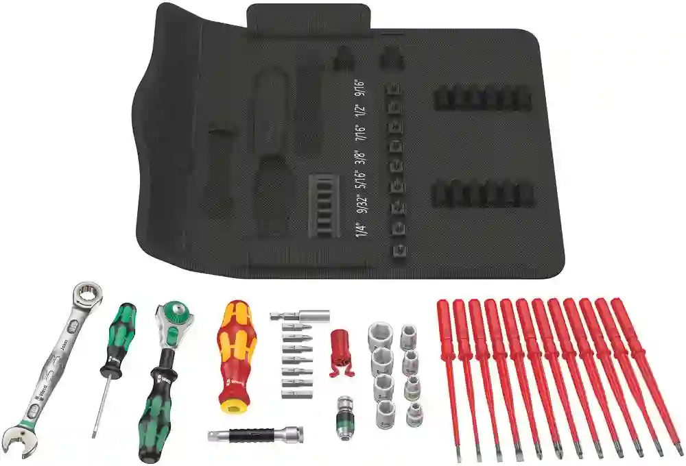 Conjunto con mango y varillas intercambiables Kraftform Kompakt W Imperial 1 - Wera