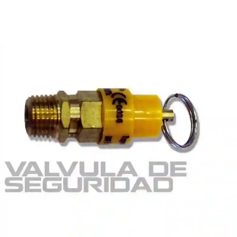 Válvula de seguridad para compresor rosca 1/4