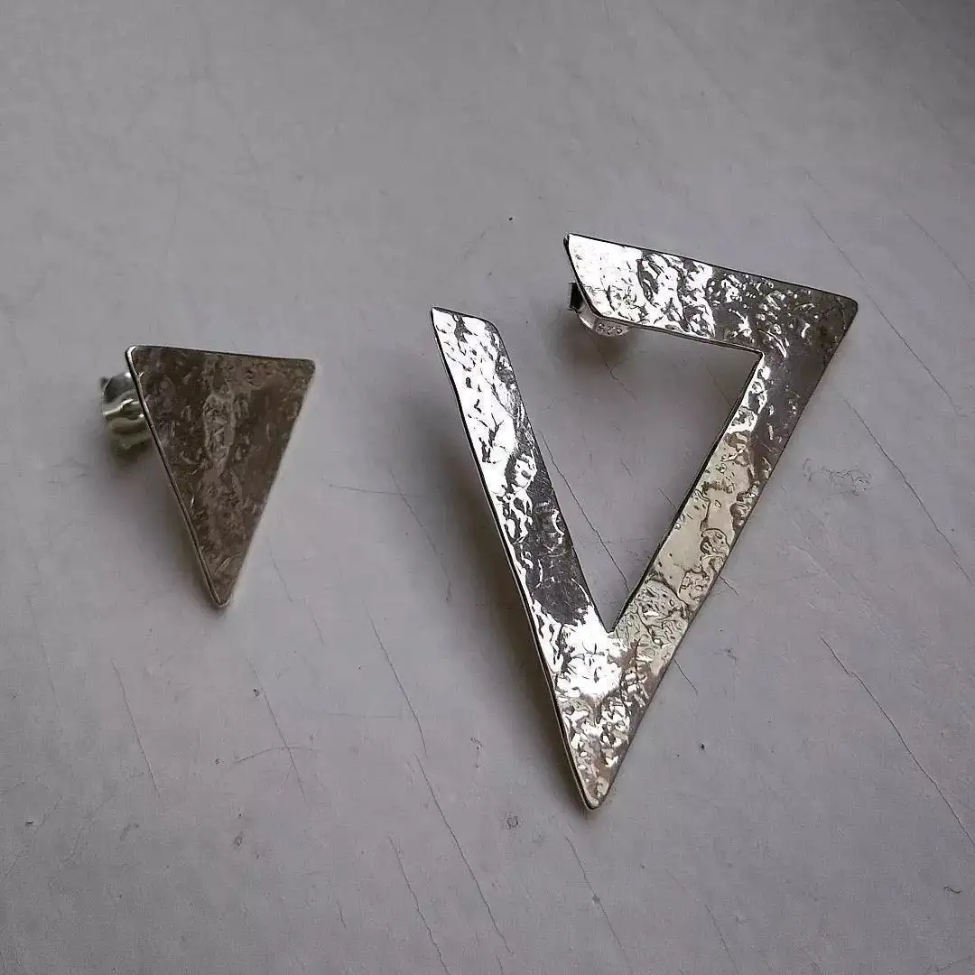 Pendientes Triángulos Positivo + Negativo - Imagen 4