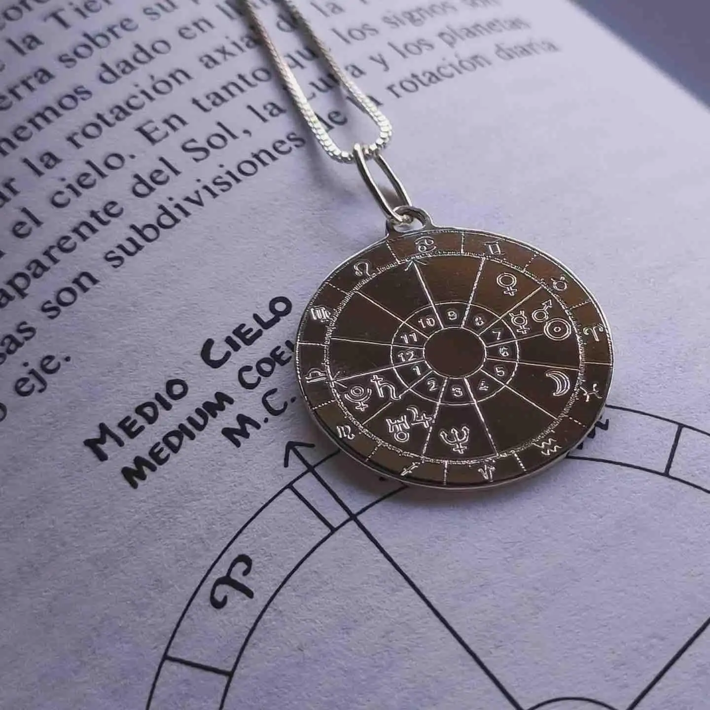 Colgante Medallón Carta Astral - Imagen 6
