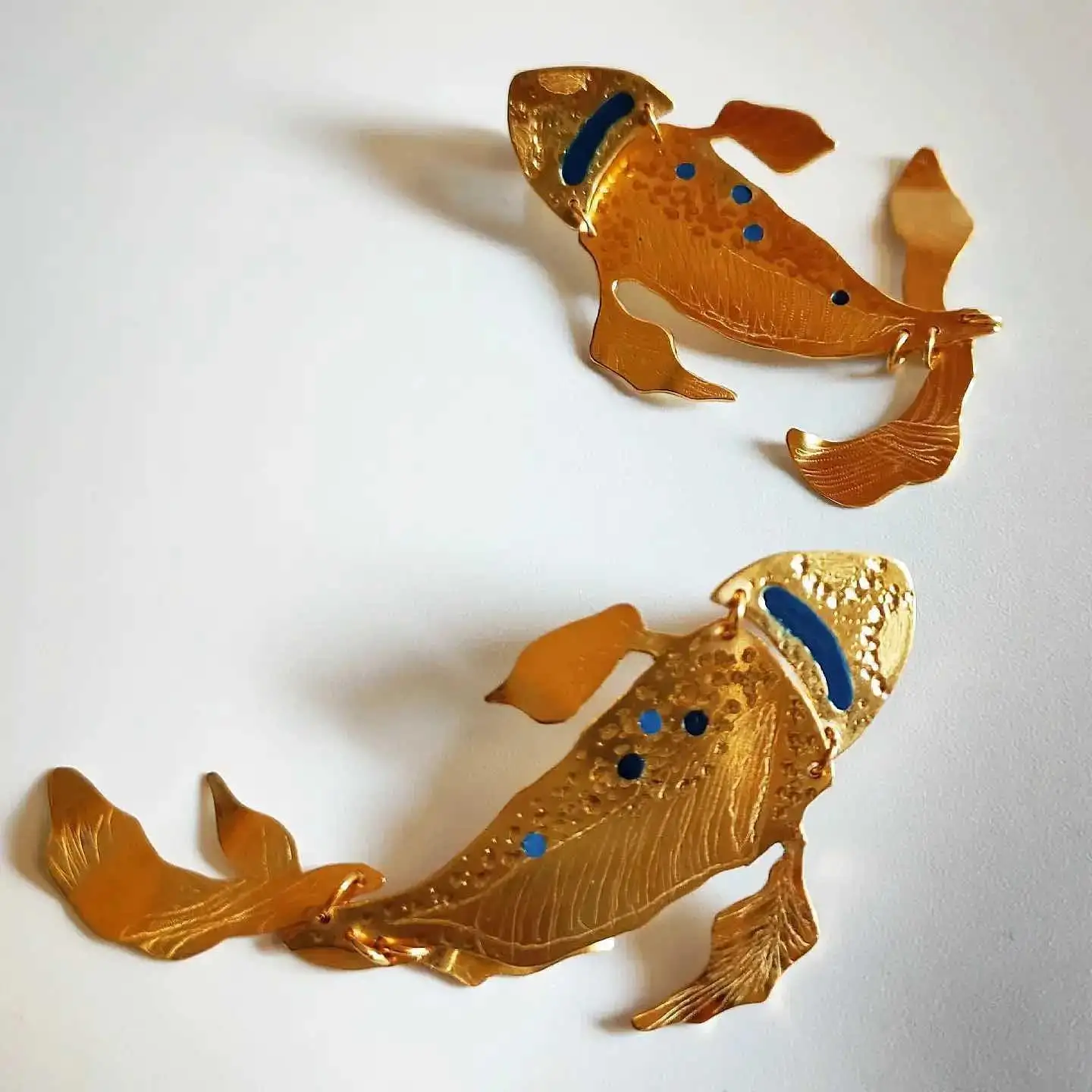Pendientes Piscis Acuarela - Imagen 3