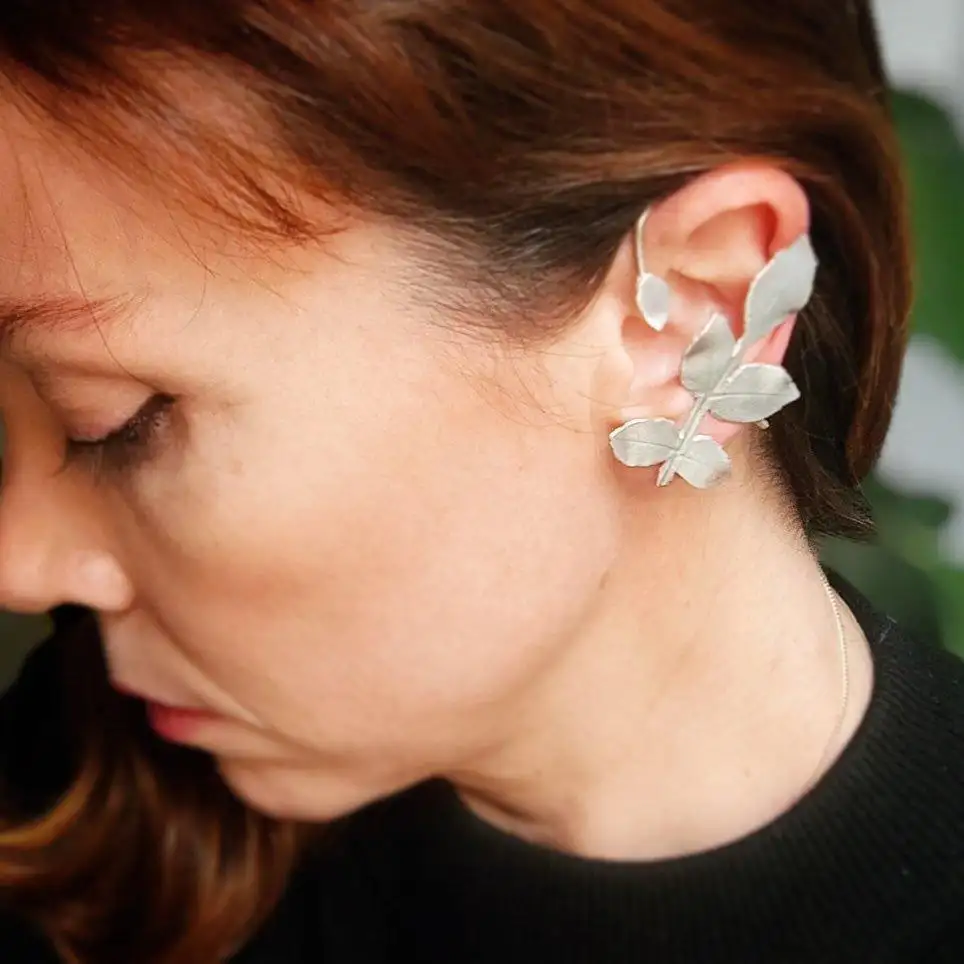 Ear Cuff Rosal Trepador - Imagen 2