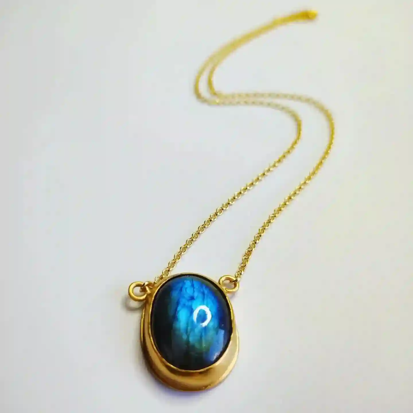 Colgante Labradorita Oval