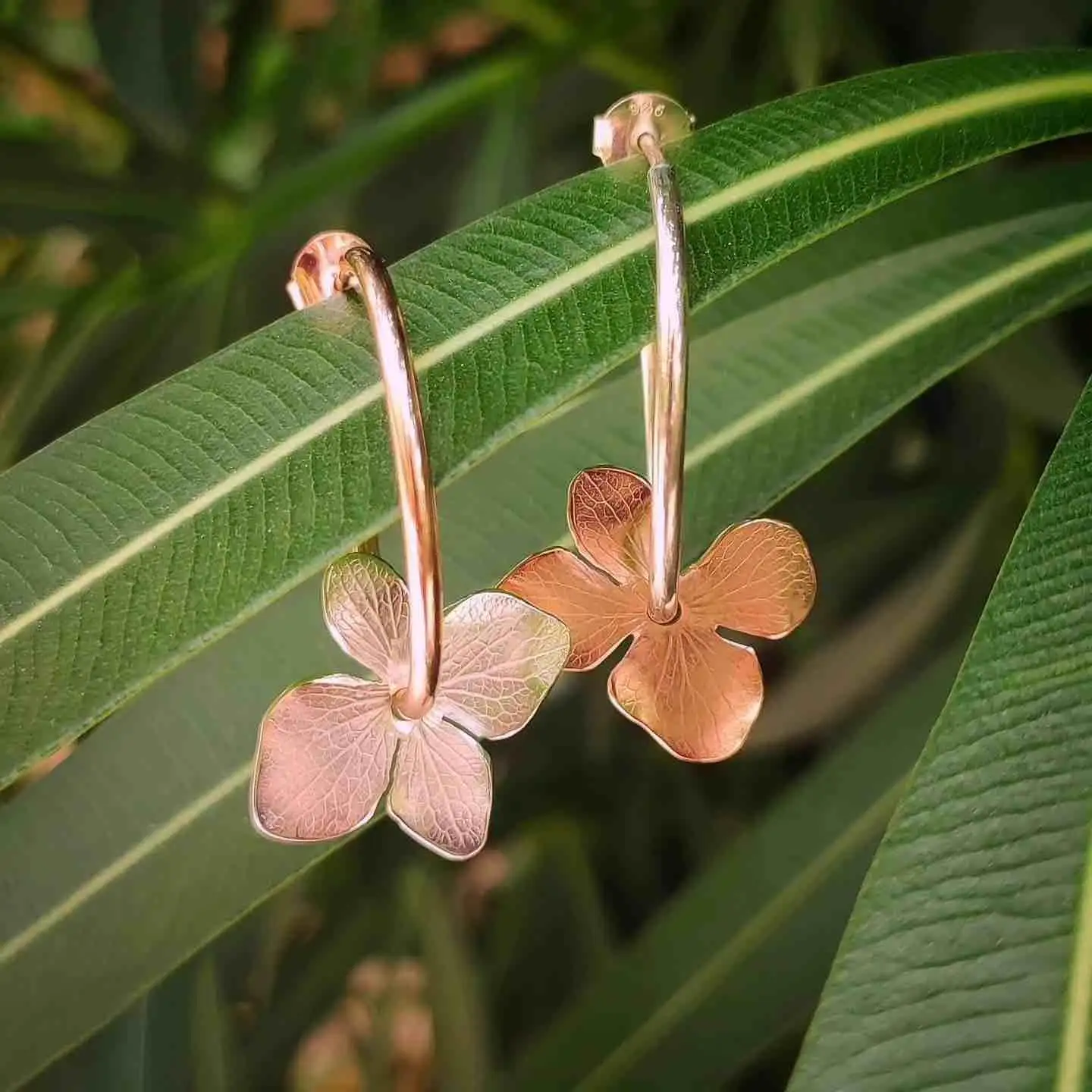 Pendientes Aros Hydrangea - Imagen 7