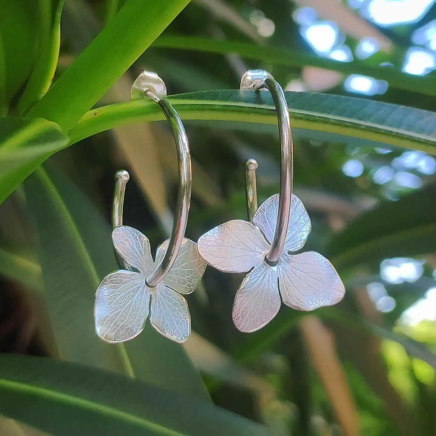 Pendientes Aros Hydrangea - Imagen 9