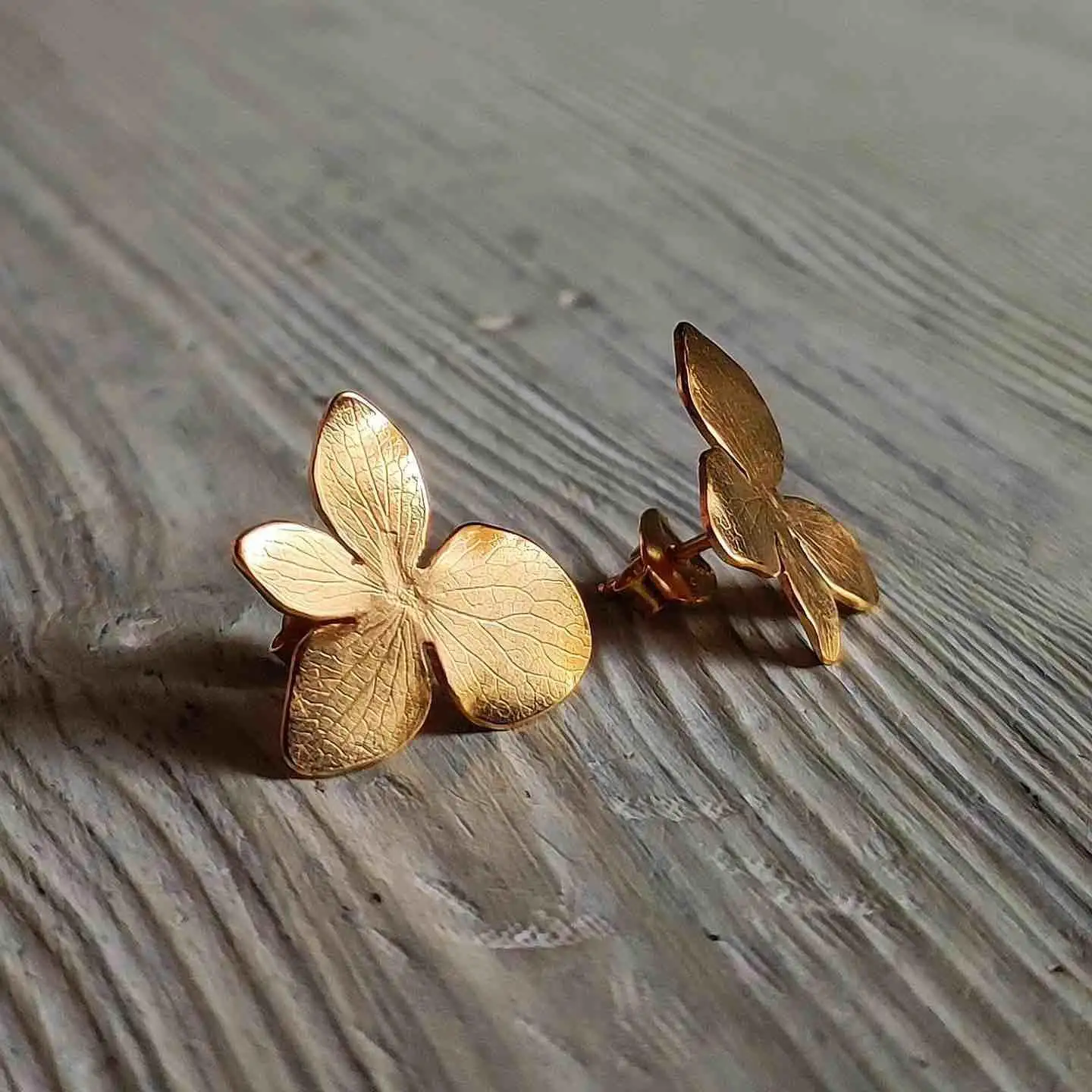 Pendientes Flor de Hortensia - Imagen 5