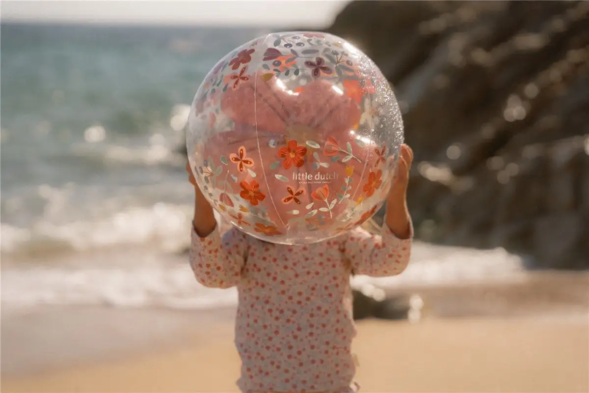 Pelota Playa 3D Flores Little Dutch - Imagen 2