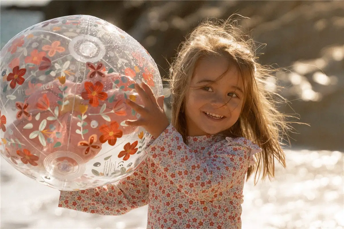 Pelota Playa 3D Flores Little Dutch - Imagen 4