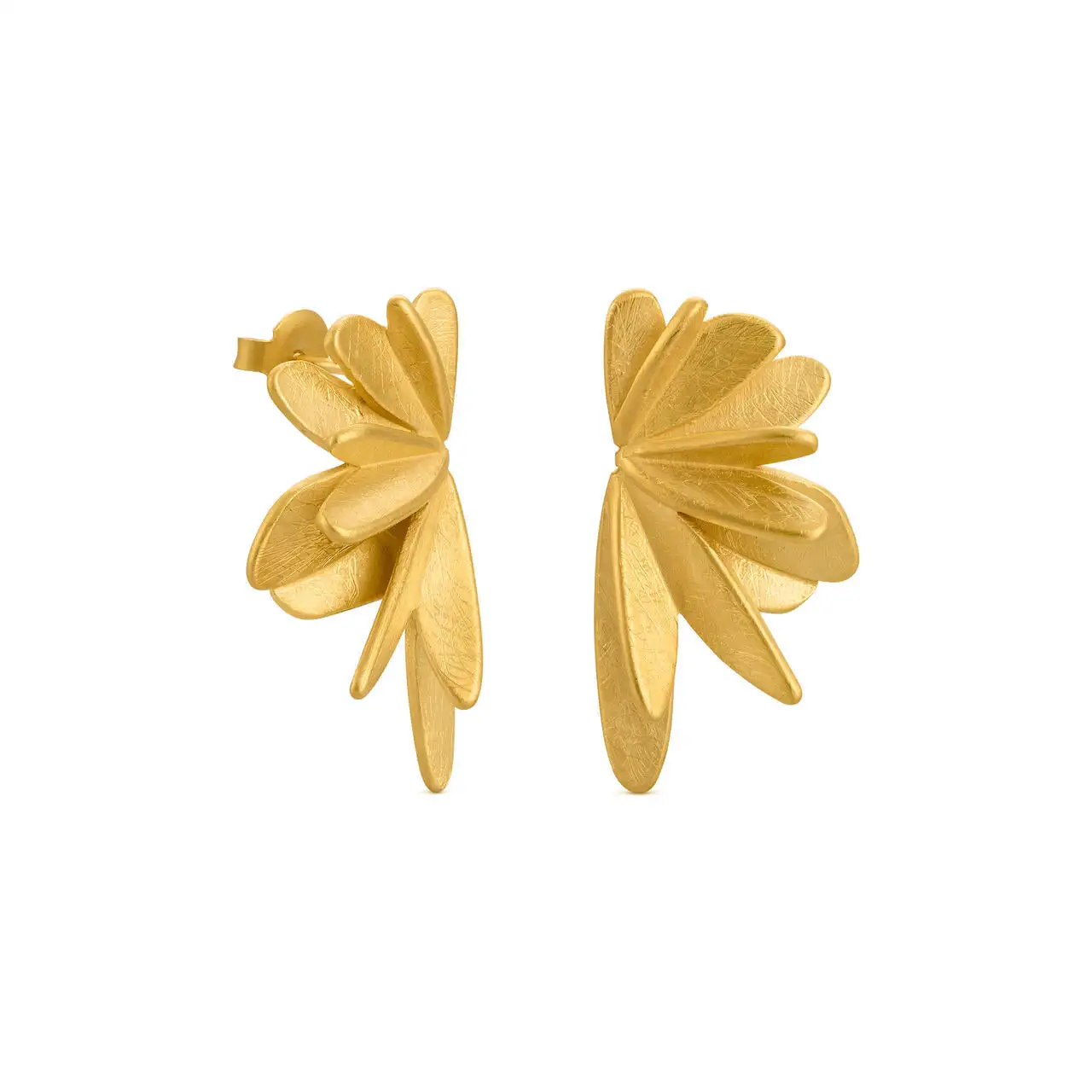 Pendientes elegantes dorados - Imagen 3