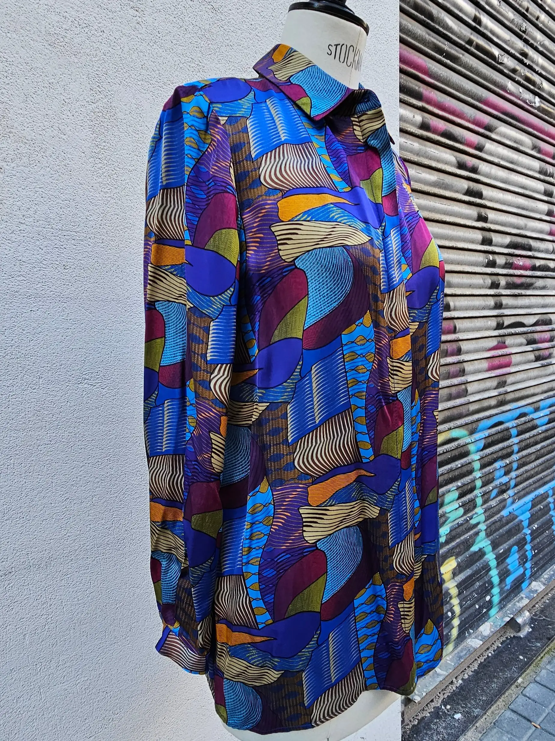Camisa de Cannes con estampado azul - Imagen 4