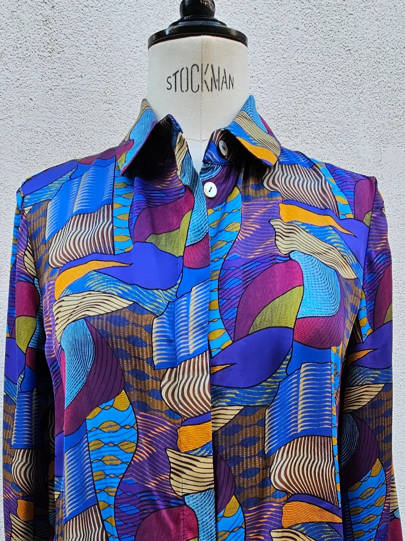 Camisa de Cannes con estampado azul - Imagen 5