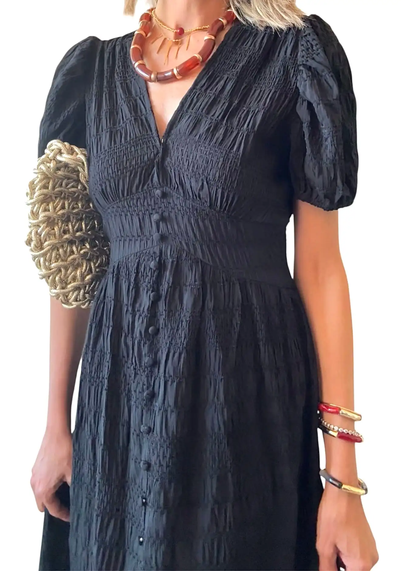 Vestido Laila negro - Imagen 3