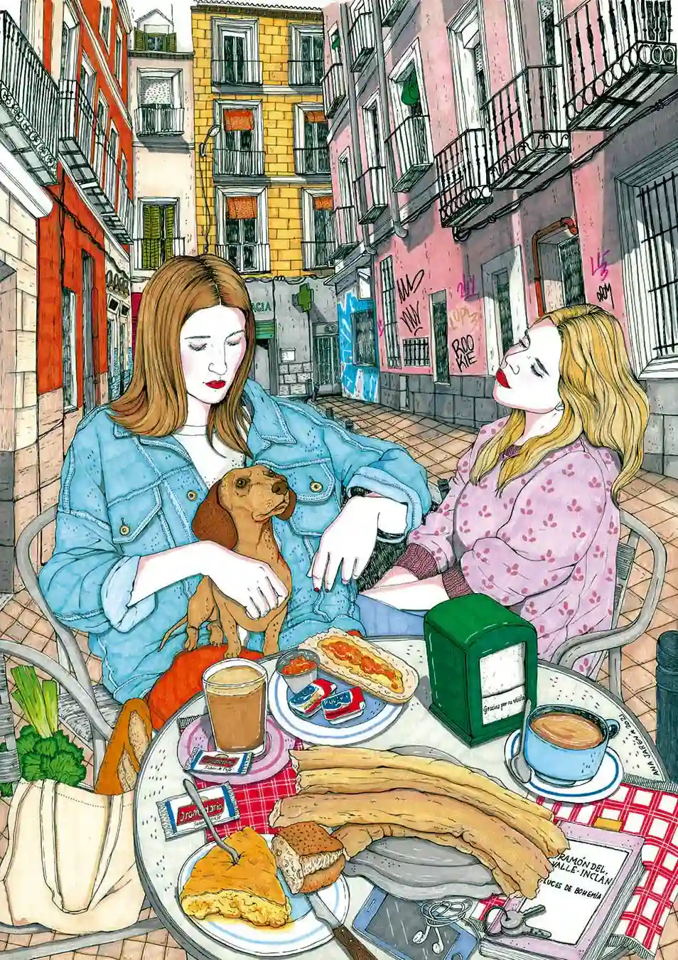 "DESAYUNO EN MALASAÑA" / ANA JARÉN