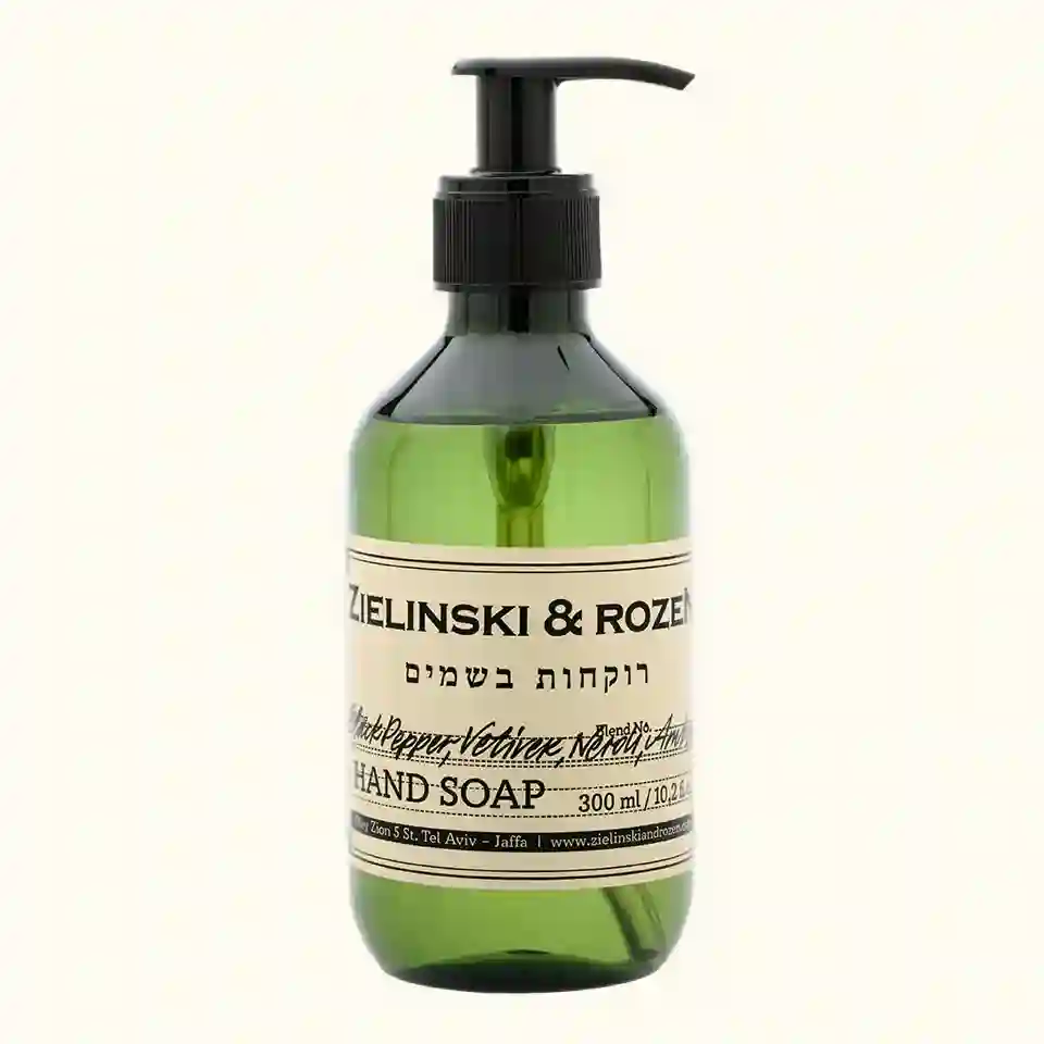 JABÓN LÍQUIDO BLACK PEPPER, VETIVER, NEROLI, AMBER 300ML / ZIELINSKI & ROZEN