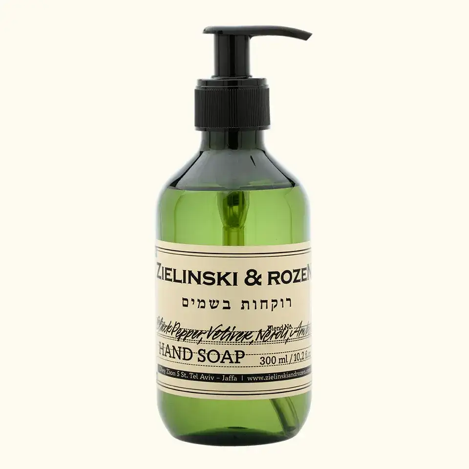 JABÓN LÍQUIDO BLACK PEPPER, VETIVER, NEROLI, AMBER 300ML / ZIELINSKI & ROZEN