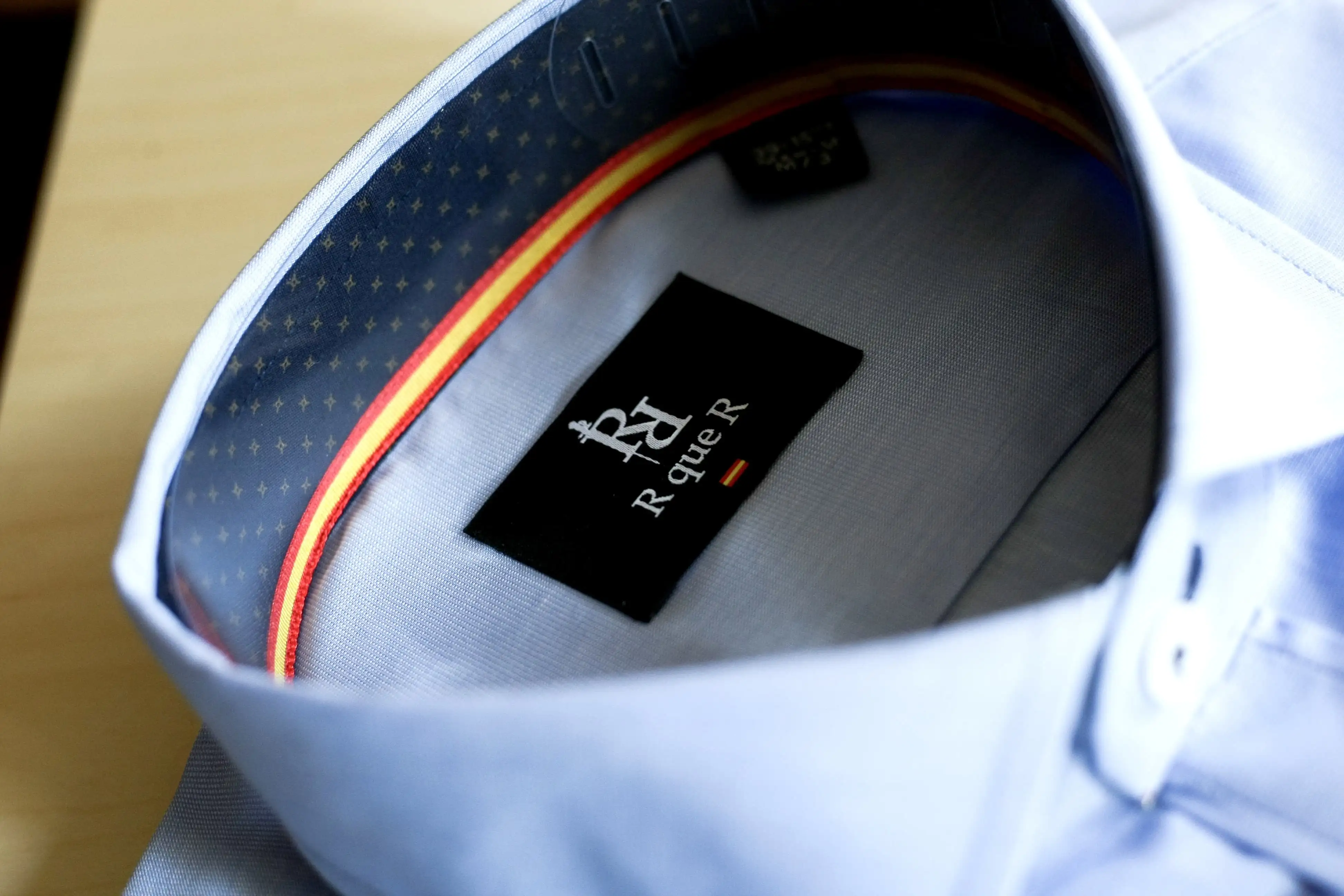Camisa azul celeste logo marino RqueR - Imagen 3