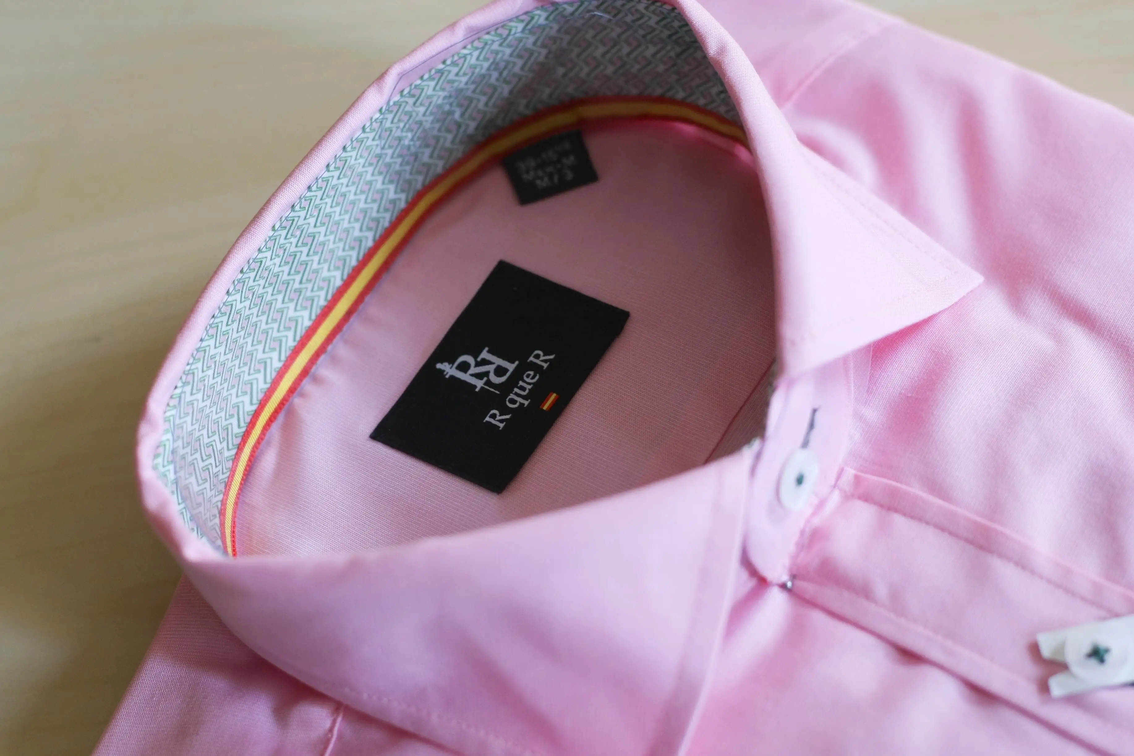 Pink shirt with RCAR green logo - Image 3