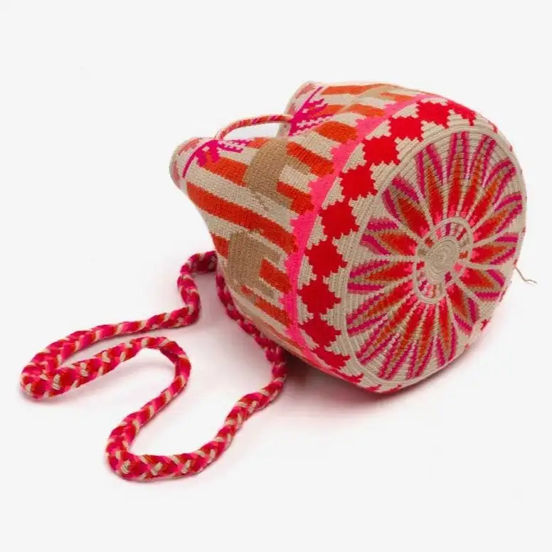 Handmade Small Crossbody Wayuu Hawk - Imagen 2