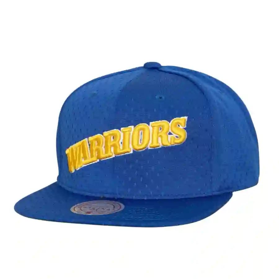 NBA GOLDEN STATE WARRIORS HWC MESHED UP SNAPBACK - MITCHELL AND NESS