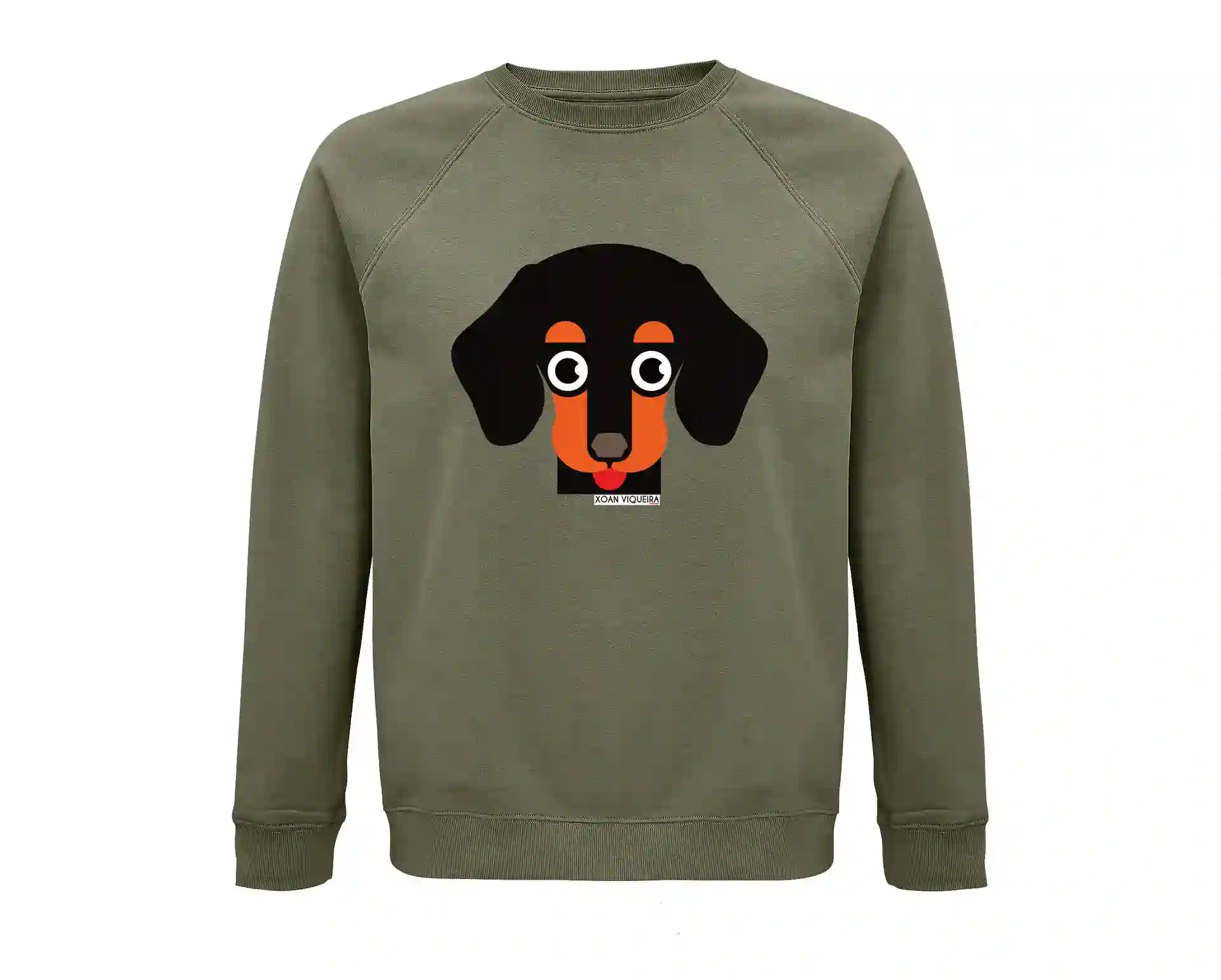 Sudadera marron teckel