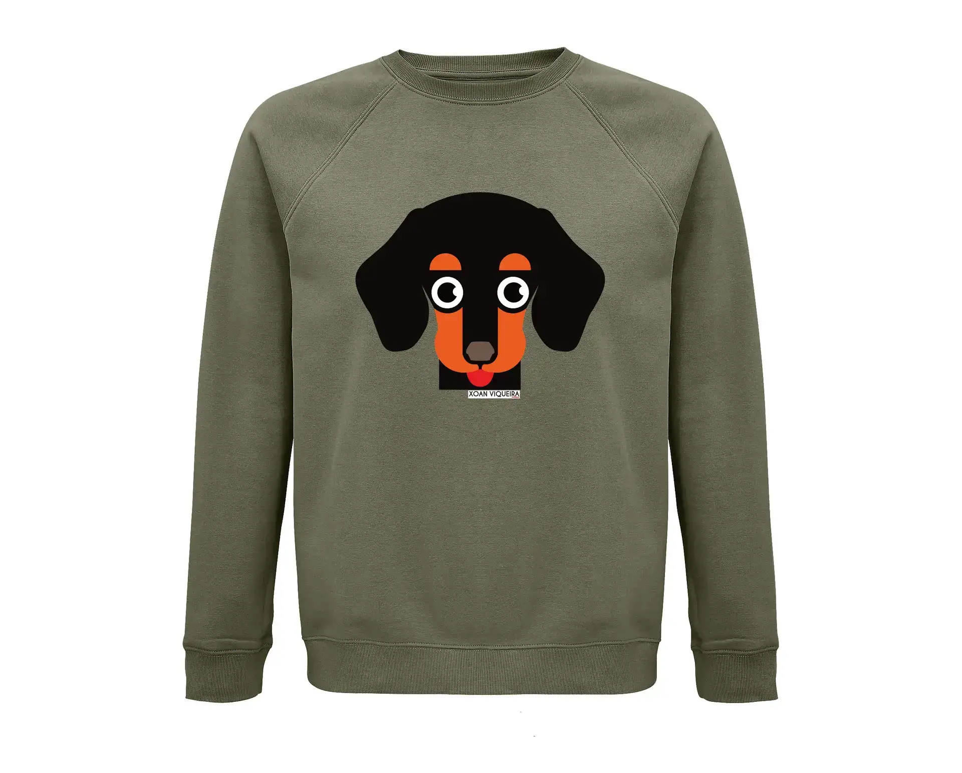 Sudadera marron teckel