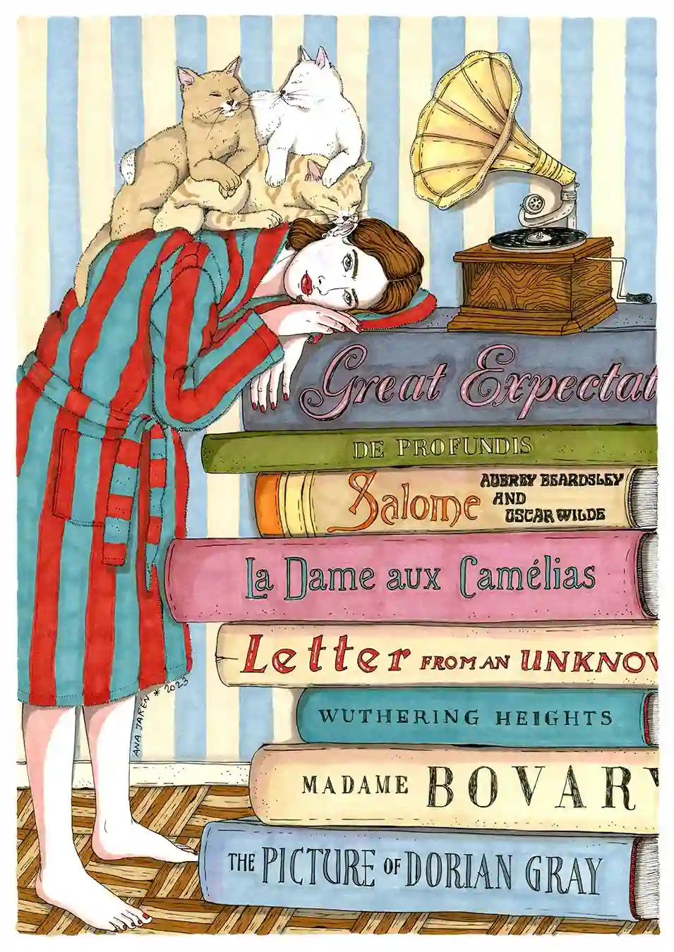 "LIBROS Y GATOS" / ANA JARÉN