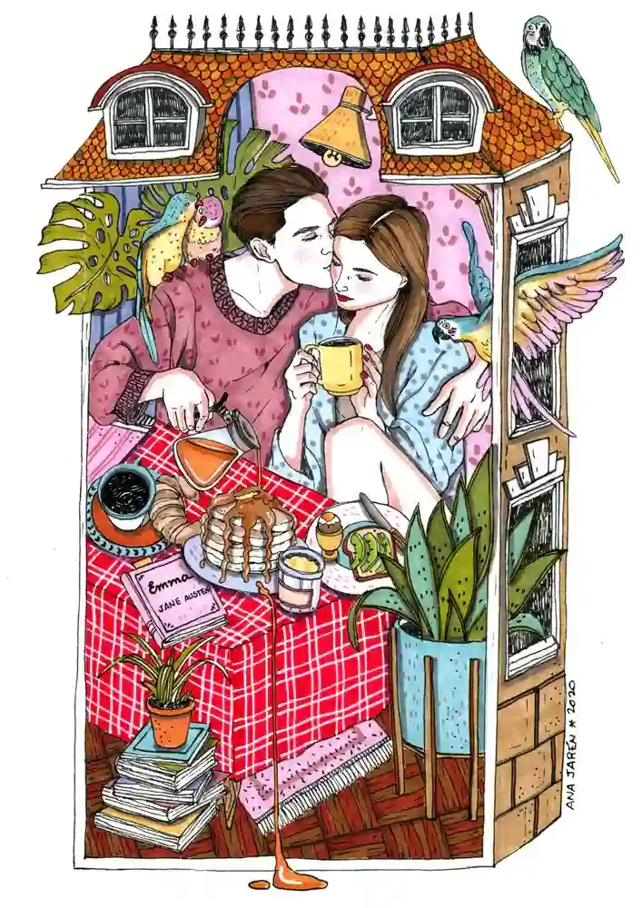 "PAREJA Y BRUNCH" / ANA JARÉN