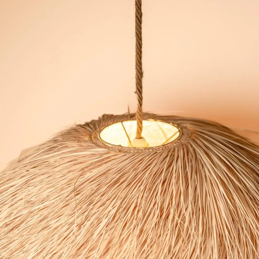 Natural fiber roof lamp - Image 3