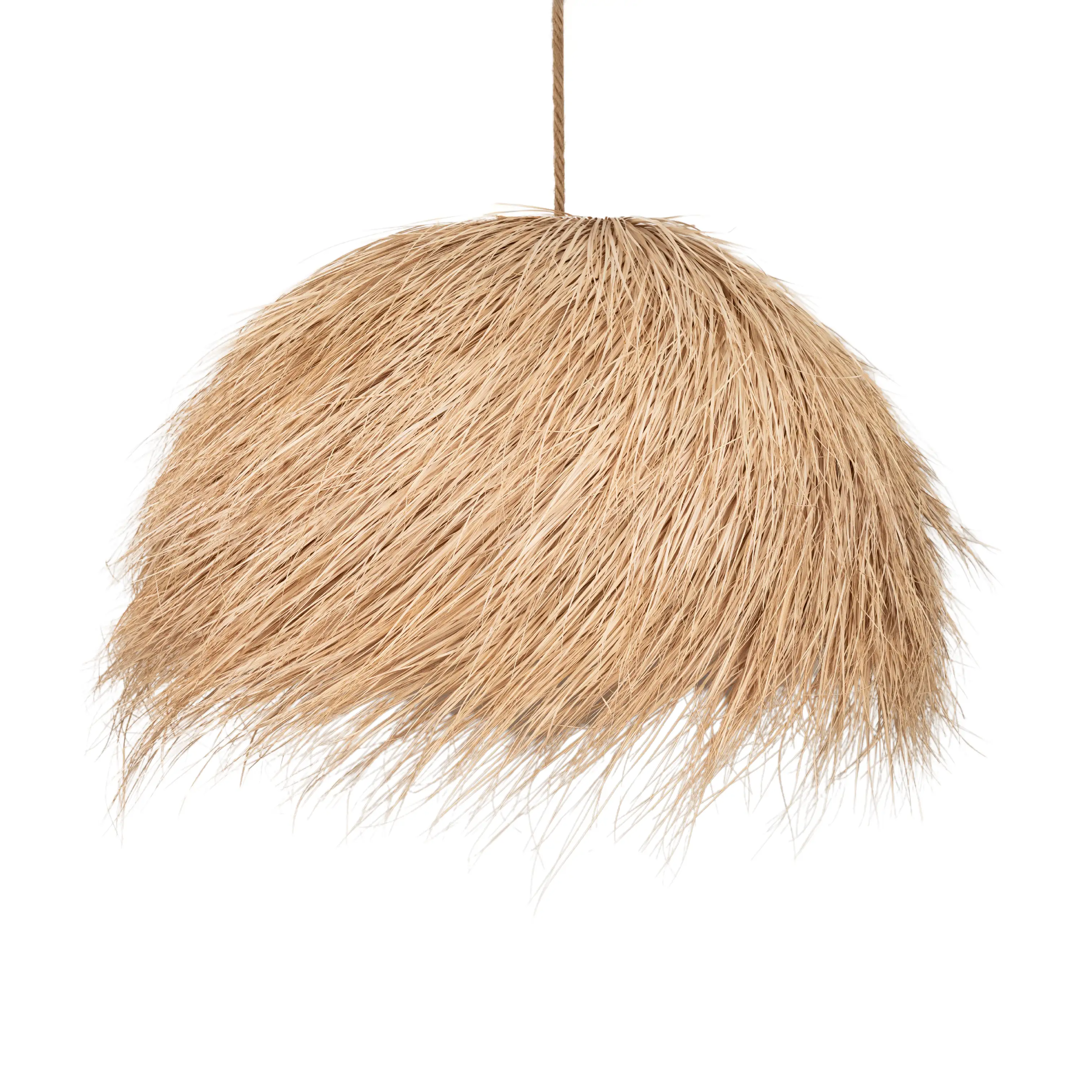 Large natural fiber lamp - Image 2