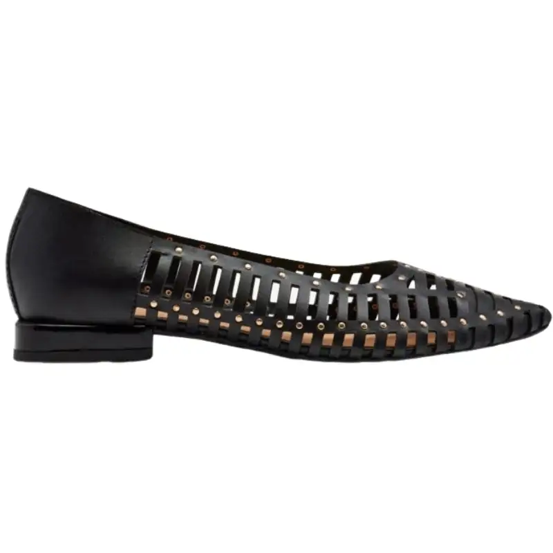 Bailarinas de Piel Calada con tachas GIOSEPPO