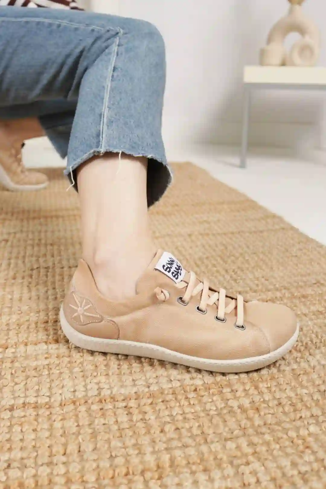 Sunni Sabbi Oshima_050 cuero | Deportivas mujer lona tostado