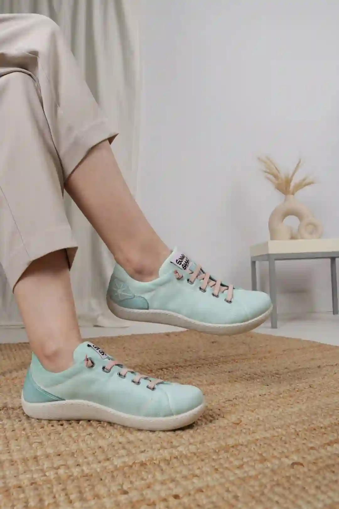Sunni Sabbi Oshima_050 menta | Zapatillas deportivas lona color verde
