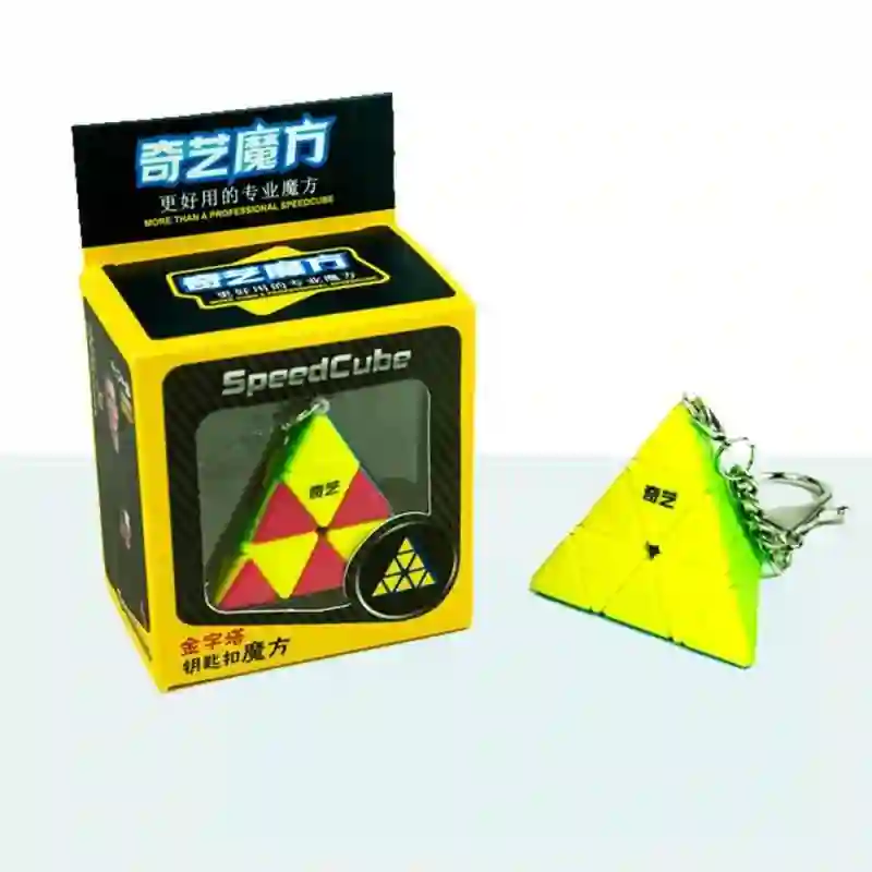 Llavero Cubo Pyraminx Stickerless
