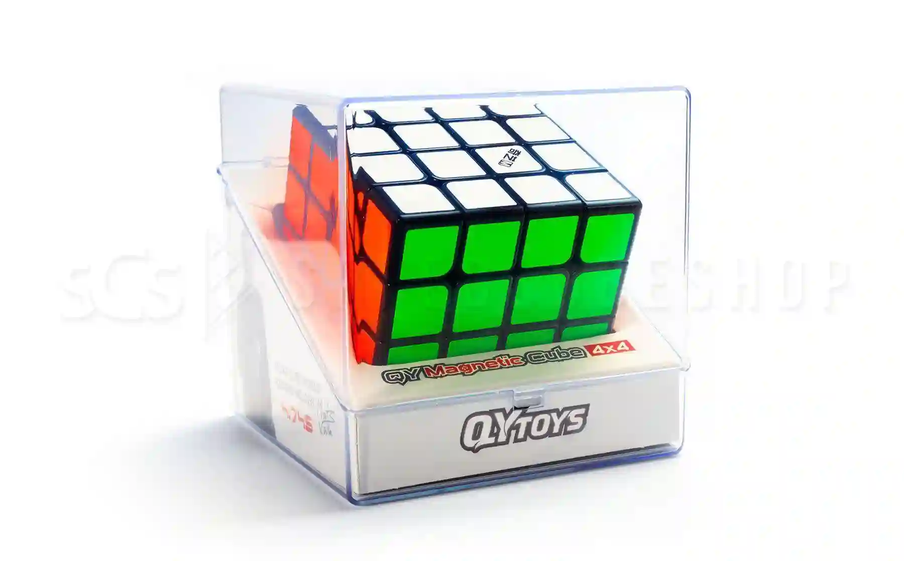 4x4x4 Qiyi Speedcube Magnético Base negra