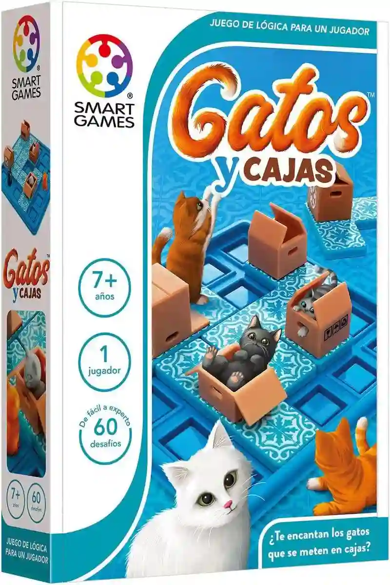 Gatos y Cajas. Juego de lógica