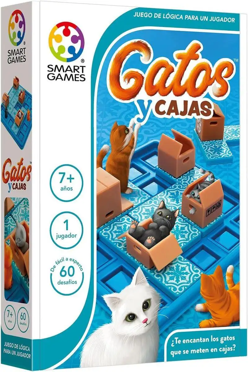 Gatos y Cajas. Juego de lógica