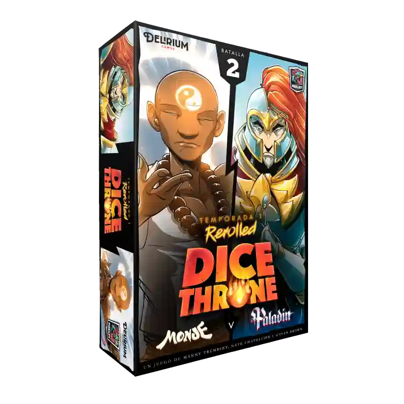 Dice Throne - Monje vs Paladín