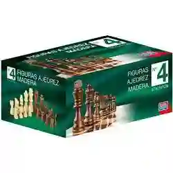 Figuras de Ajedrez de madera Staunton Nº4