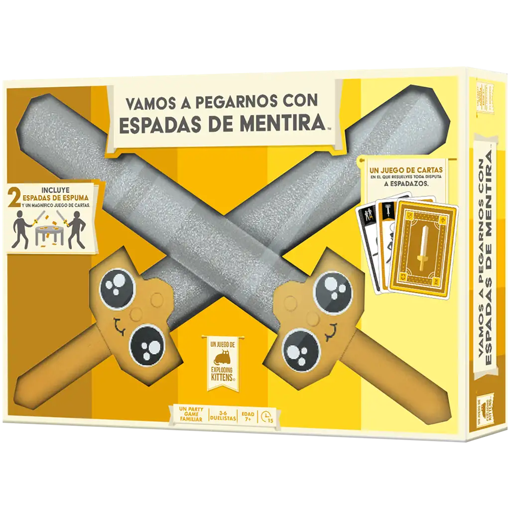 Vamos a Pegarnos con Espadas de Mentira. Juego de mesa