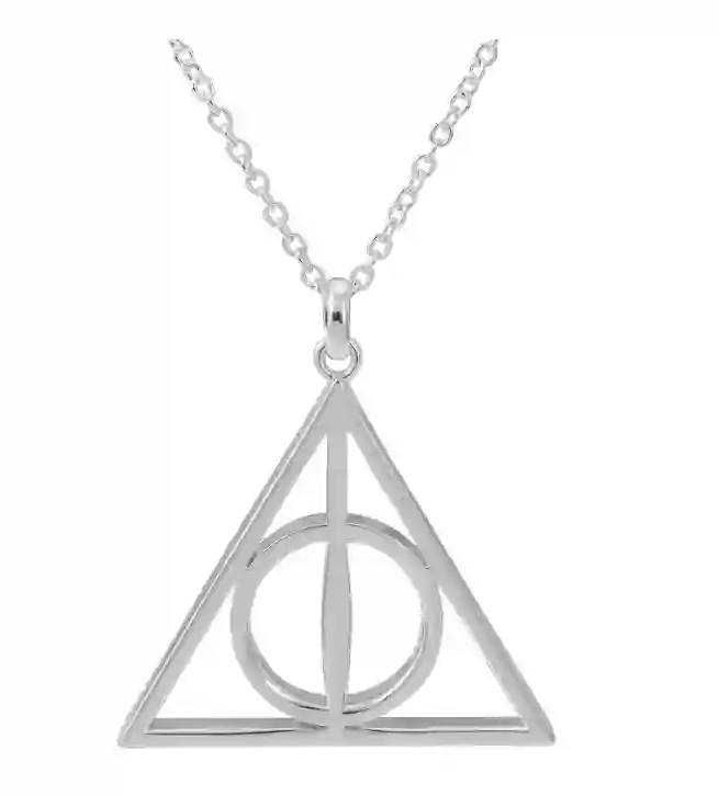 Colgante con cadena Reliquias de la Muerte Harry Potter
