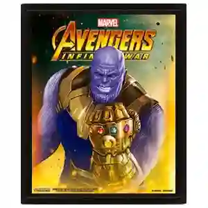 Poster 3D Thanos. Infinity Wars